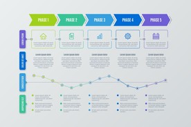 信息图模板 流程