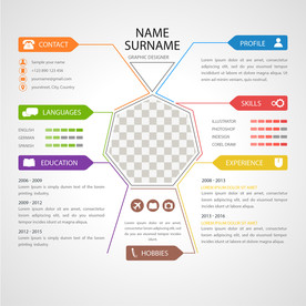 信息图模板 流程