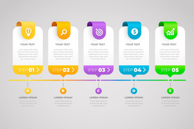 信息图模板 流程