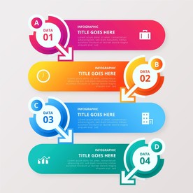 信息图模板 流程