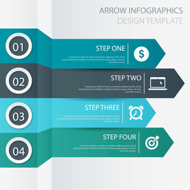 信息图模板 流程