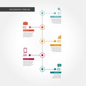 信息图模板 流程