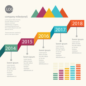 信息图模板 流程