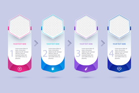 信息图模板 流程