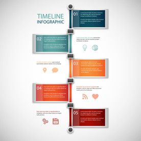 信息图模板 流程