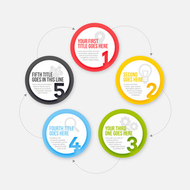 信息图模板 流程