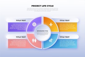 信息图模板 流程