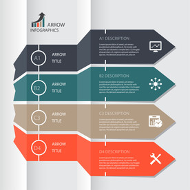 信息图模板 流程