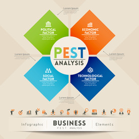 信息图模板 流程