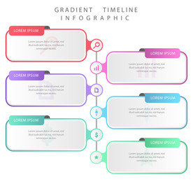 信息图模板 流程