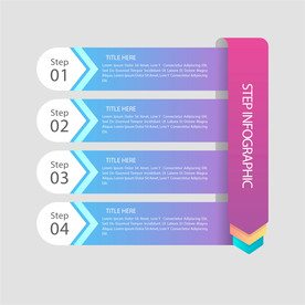 信息图模板 流程