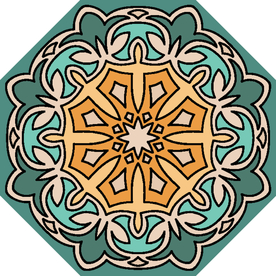 古典少数民族花纹底纹矢量