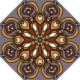 古典少数民族花纹底纹矢量