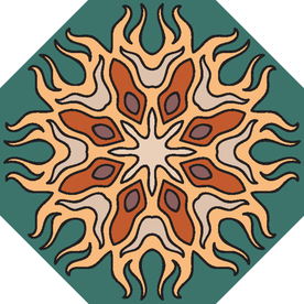 古典少数民族花纹底纹矢量