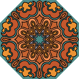 古典少数民族花纹底纹矢量