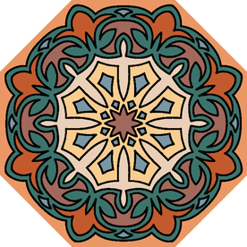 古典少数民族花纹底纹矢量