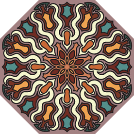 古典少数民族花纹底纹矢量