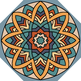 古典少数民族花纹底纹矢量