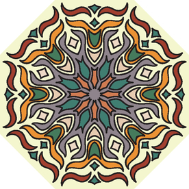 古典少数民族花纹底纹矢量