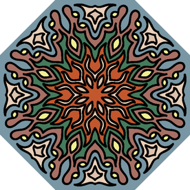 古典少数民族花纹底纹矢量