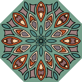 古典少数民族花纹底纹矢量