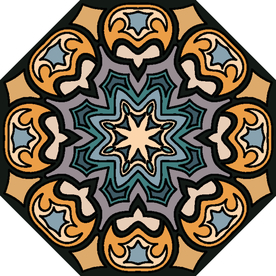 古典少数民族花纹底纹矢量