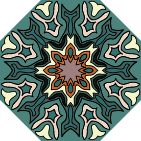 古典少数民族花纹底纹矢量