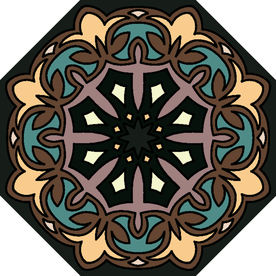 古典少数民族花纹底纹矢量