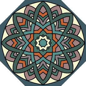 古典少数民族花纹底纹矢量