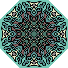 古典少数民族花纹底纹矢量