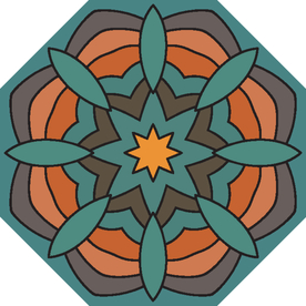 古典少数民族花纹底纹矢量