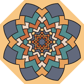 古典少数民族花纹底纹矢量