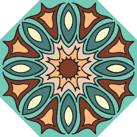 古典少数民族花纹底纹矢量