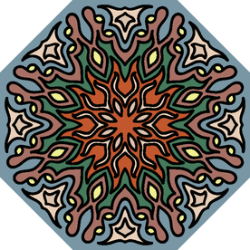 古典少数民族花纹底纹矢量