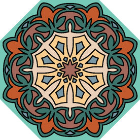 古典少数民族花纹底纹矢量