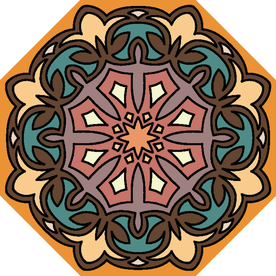 古典少数民族花纹底纹矢量