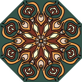 古典少数民族花纹底纹矢量