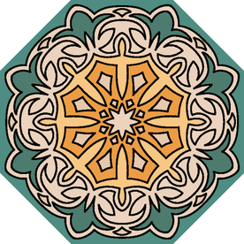 古典少数民族花纹底纹矢量