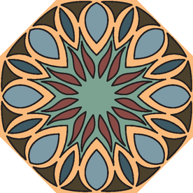 古典少数民族花纹底纹矢量