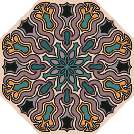 古典少数民族花纹底纹矢量