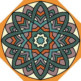 古典少数民族花纹底纹矢量