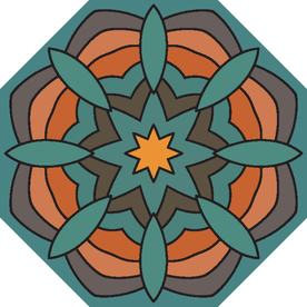 古典少数民族花纹底纹矢量