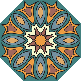 古典少数民族花纹底纹矢量