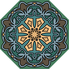 古典少数民族花纹底纹矢量