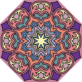 古典少数民族花纹底纹矢量