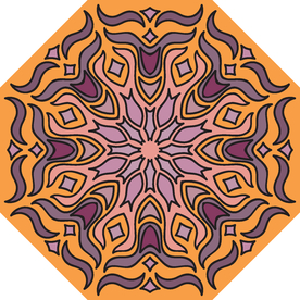 古典少数民族花纹底纹矢量