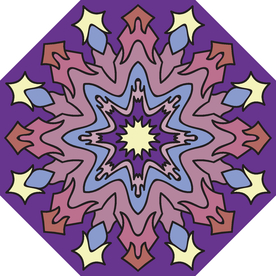 古典少数民族花纹底纹矢量