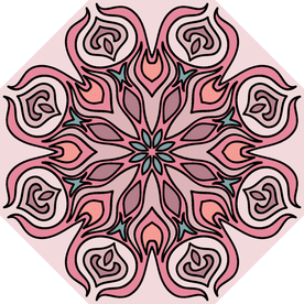 古典少数民族花纹底纹矢量