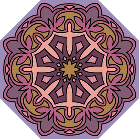 古典少数民族花纹底纹矢量