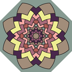 古典少数民族花纹底纹矢量